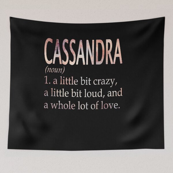 Item preview, Cassandra Girl Name Definition designed and sold by Reggiewaz.
