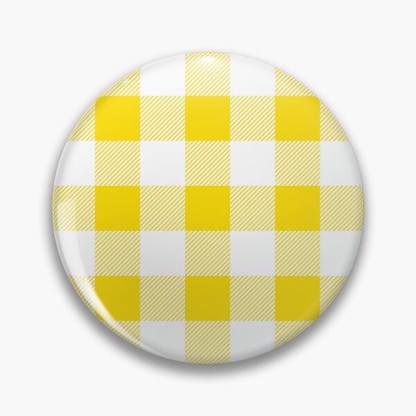 Item preview, Yellow and White Buffalo Plaid Pattern designed and sold by starrylite.