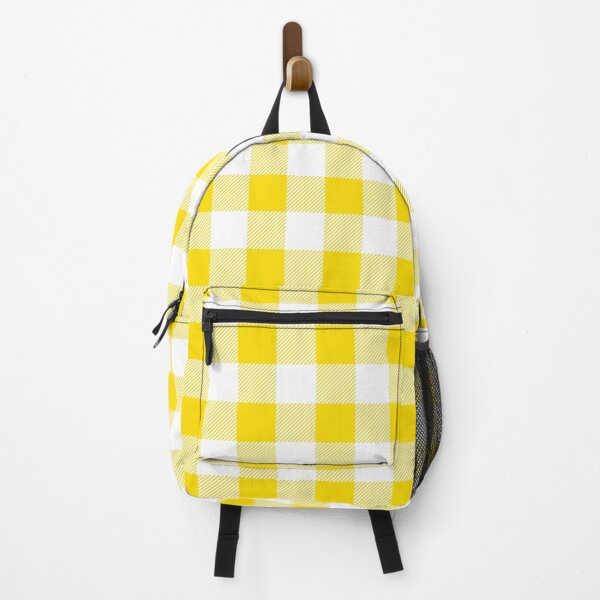 Item preview, Yellow and White Buffalo Plaid Pattern designed and sold by starrylite.