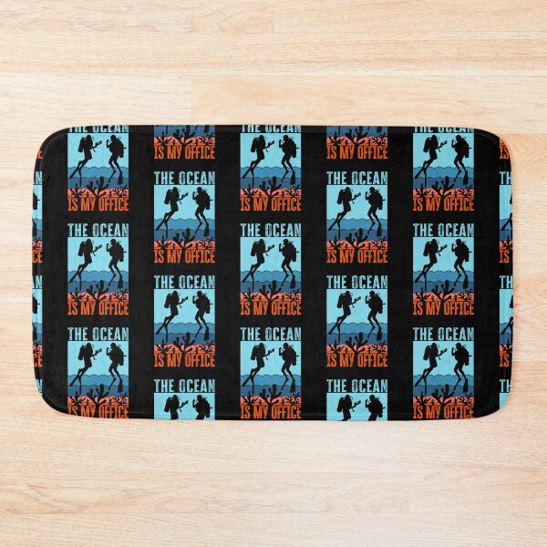 Item preview, Scuba Diver Diving Quote The Ocean Is My Office designed and sold by Zaidan16.
