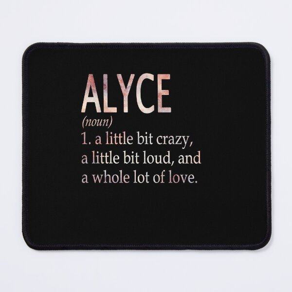 Item preview, Alyce Girl Name Definition designed and sold by Alexmdast.