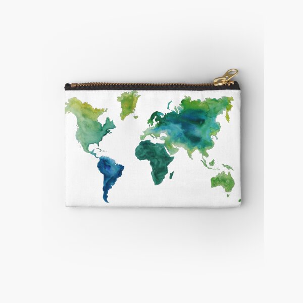 Item preview, Watercolor Worldmap designed and sold by Alexa Kaczor.