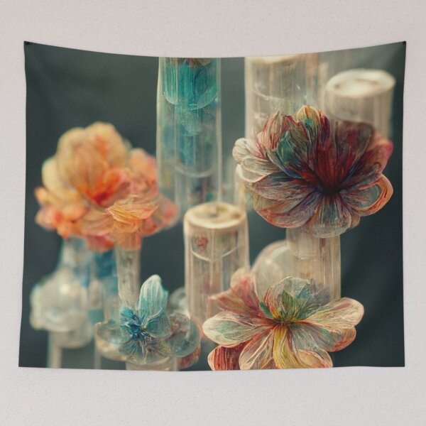 Item preview, Alien botanical plants - vial flowers designed and sold by ontano.