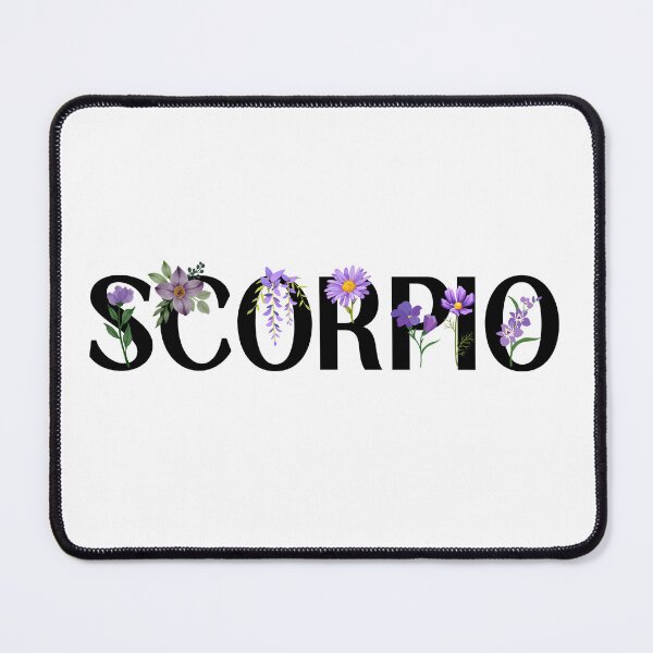 Item preview, Scorpio Zodiac Sign Flowers designed and sold by Hellofriendco.