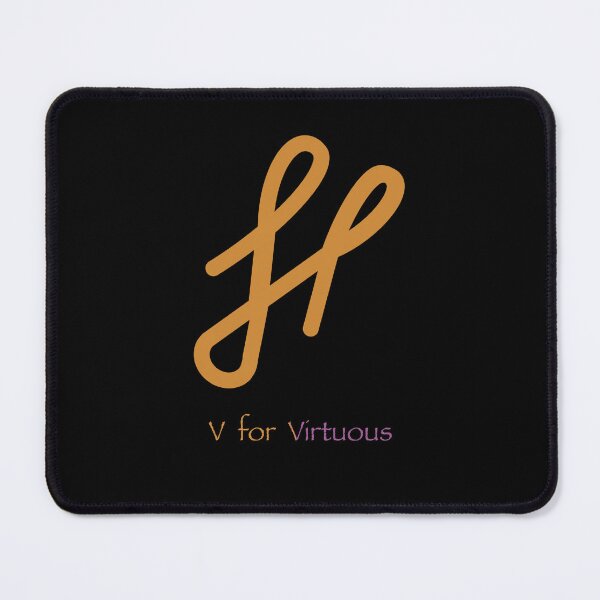 Item preview, V for Virtuous  designed and sold by Svetlana  Horvat.