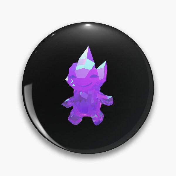 Item preview, Cute Amethyst Monster 3d Rendered Mini Sticker designed and sold by ScorchMyShorts.