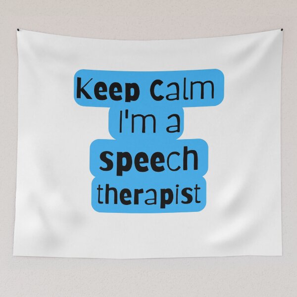 Item preview, Mantenga la calma, soy un terapeuta del habla designed and sold by HeavenDesign99.