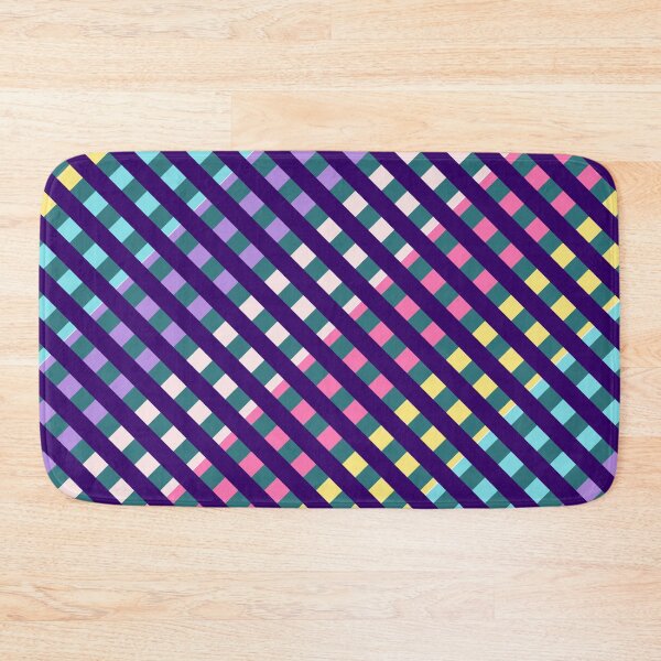 Item preview, Colorful Line Grid Pattern designed and sold by Beneficial Art.