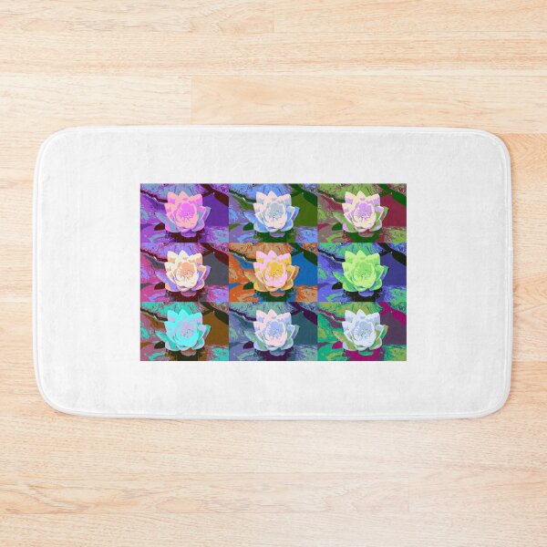 Item preview, Water lily in the garden pond as digital collage designed and sold by Klaus Offermann.