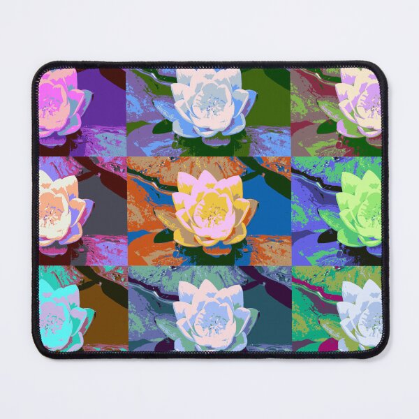 Item preview, Water lily in the garden pond as digital collage designed and sold by Klaus Offermann.