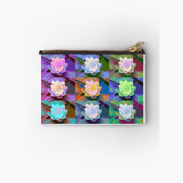 Item preview, Water lily in the garden pond as digital collage designed and sold by Klaus Offermann.