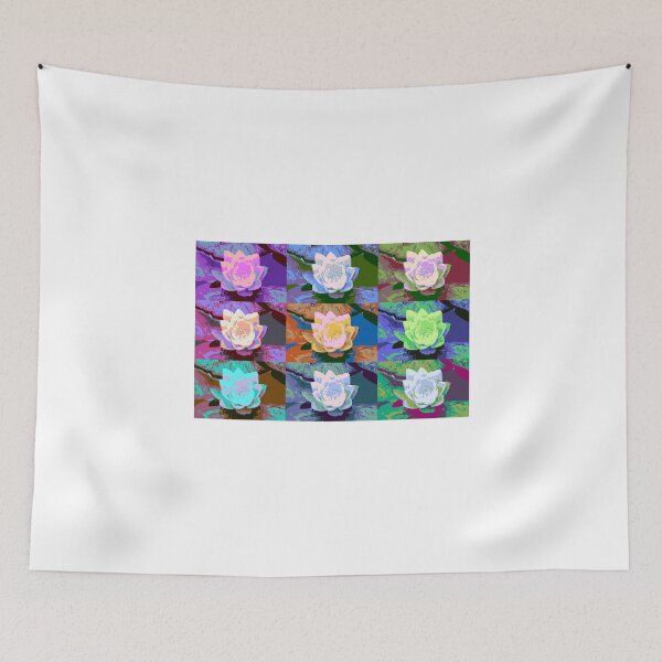 Item preview, Water lily in the garden pond as digital collage designed and sold by Klaus Offermann.