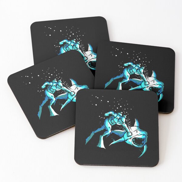 Item preview, Scuba Diver Fighting Shark Underwater Diving Lover designed and sold by Zaidan16.