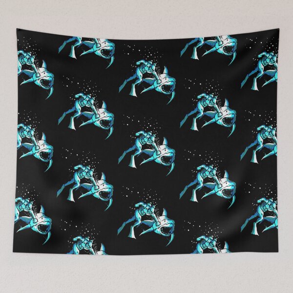 Item preview, Scuba Diver Fighting Shark Underwater Diving Lover designed and sold by Zaidan16.