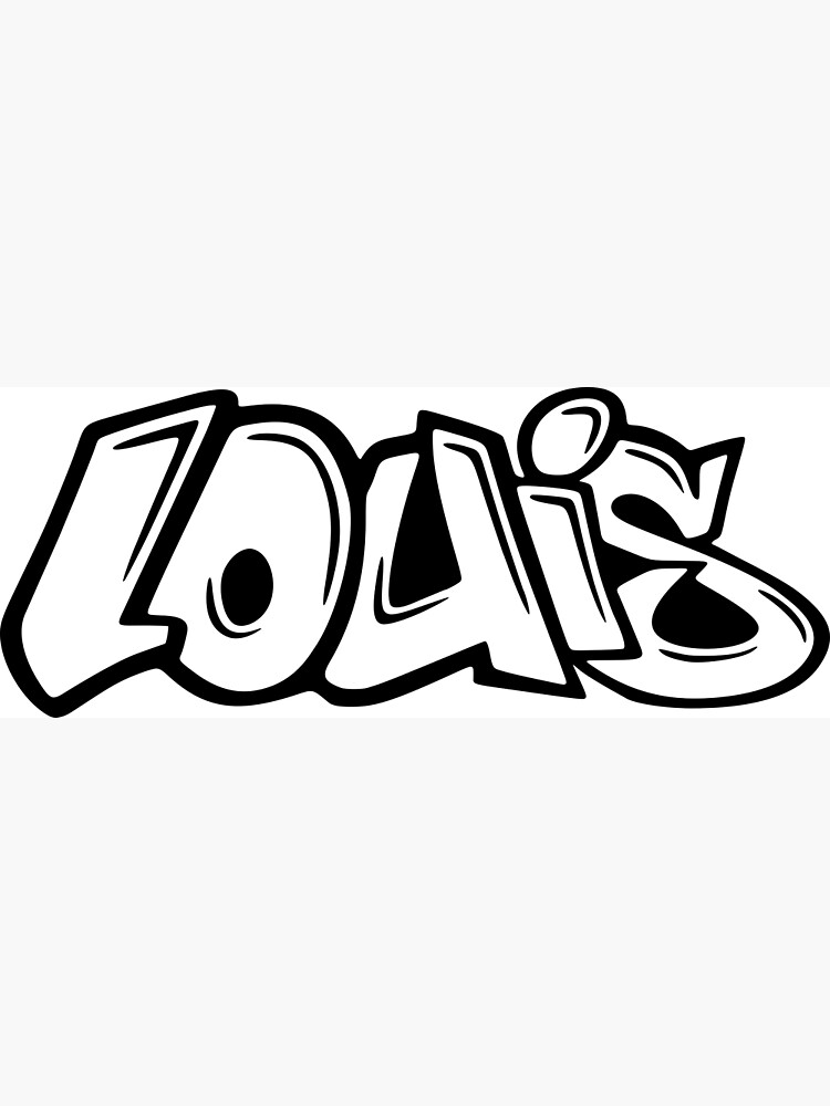 Louis  Name Art Print