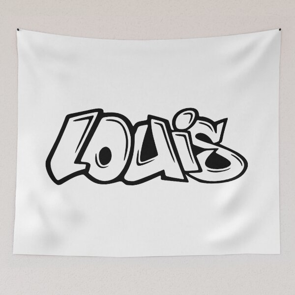 Item preview, Louis - Graffiti Name Design designed and sold by NameThatShirt.