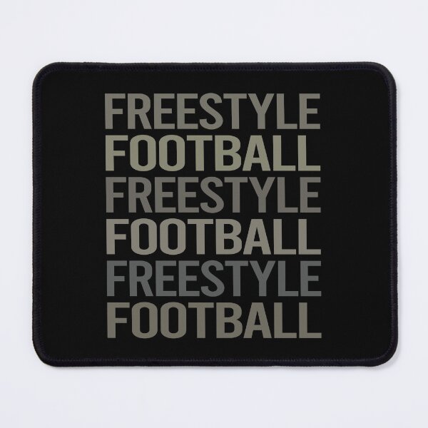 Item preview, Gray Text Art Freestyle Football designed and sold by TarynBrown3126.