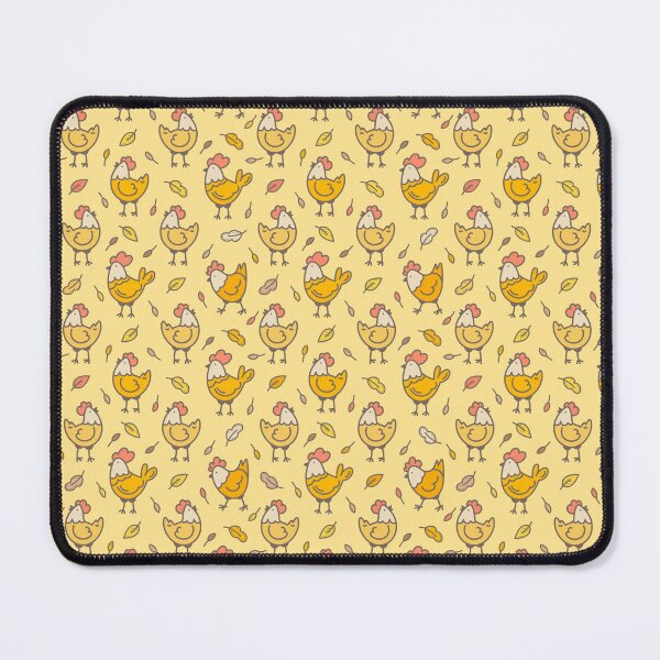Item preview, Doodle chickens and autumn leaf fall. Doodle farm birds and leaves designed and sold by Nattalu.