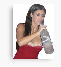 Lit Kim Metal Print