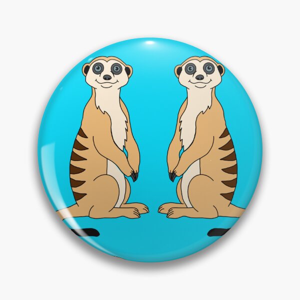 Item preview, Meerkat pattern - cute cartoon meerkats - I love meerkats designed and sold by Hudson-Art.