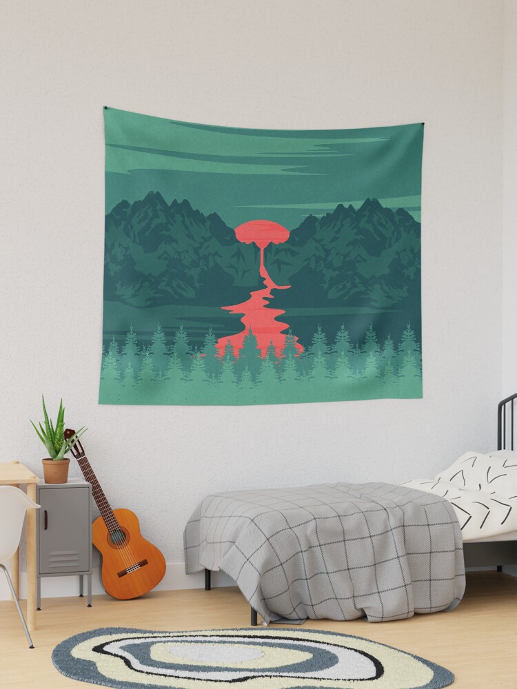 Tapestry, The Red River designed and sold by ivetas