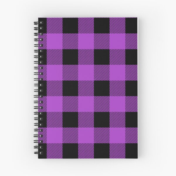 Item preview, Purple and Black Buffalo Plaid Pattern designed and sold by starrylite.