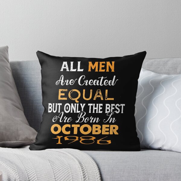 Item preview, All men are created equal but only the best are born in october 1986 designed and sold by The Nova Prints .