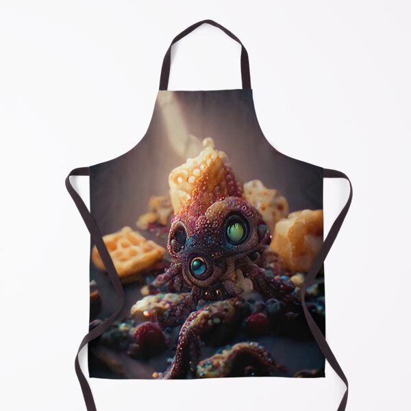 Item preview, Squid Is Eating Cereals designed and sold by UnrealArtDude.