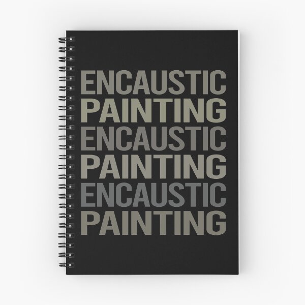 Item preview, Gray Text Art Encaustic Eainting designed and sold by TarynBrown3126.