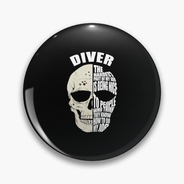 Item preview, Scuba Diver Hardest Part Is Beeing Nice Intructor Dive Scuba Diving designed and sold by Zaidan16.