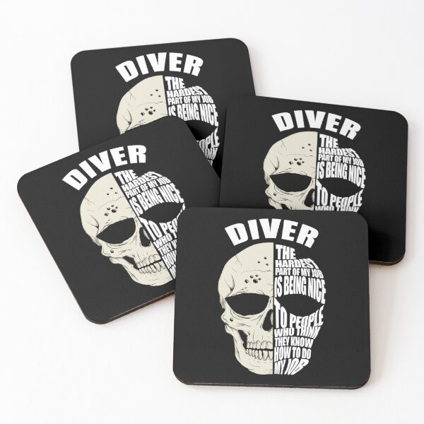 Item preview, Scuba Diver Hardest Part Is Beeing Nice Intructor Dive Scuba Diving designed and sold by Zaidan16.