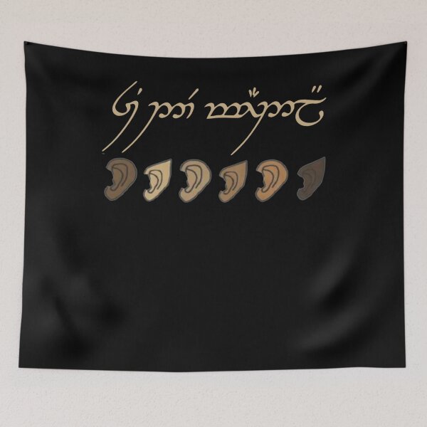 Item preview, You All Are Welcome Here Elvish elijah funny memes wood Classic T-Shirt designed and sold by ThijmenDongen.