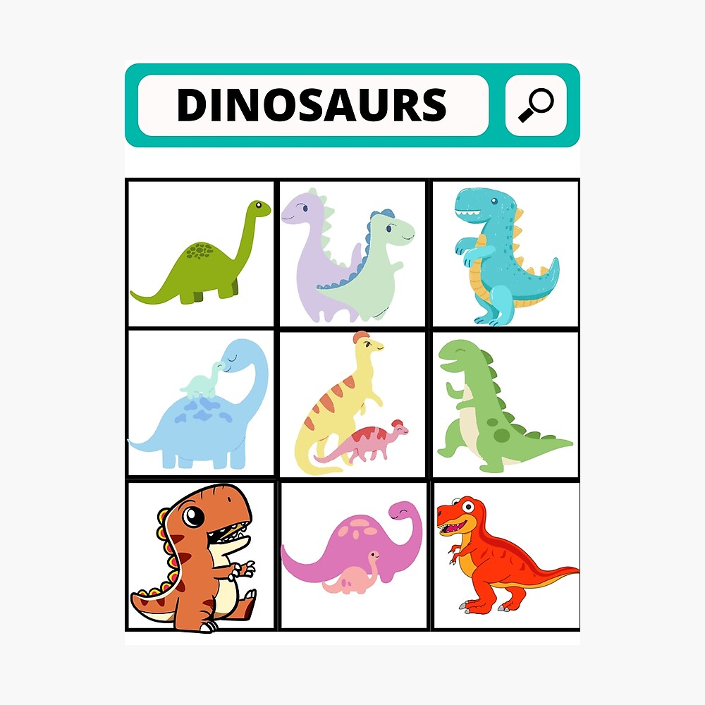 Free Printable Dinosaur Flashcards and Memory Game for Kids, 123 Kids Fun  Apps