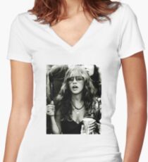 stevie nicks Women's Fitted V-Neck T-Shirt