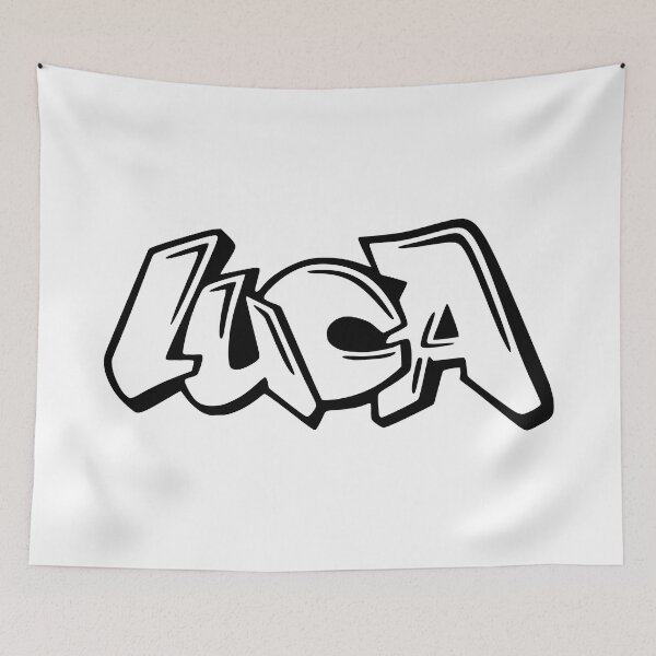 Item preview, Luca - Graffiti Name Design designed and sold by NameThatShirt.