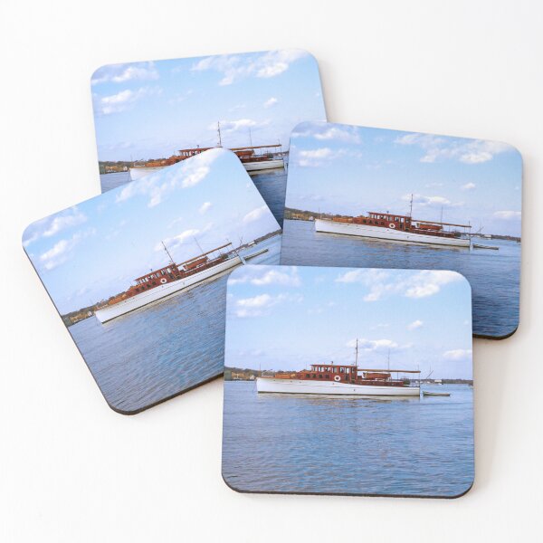 Item preview, 1950s - 60 foot motor boat seen on the New Jersey Coast, USA designed and sold by thatwaslife.