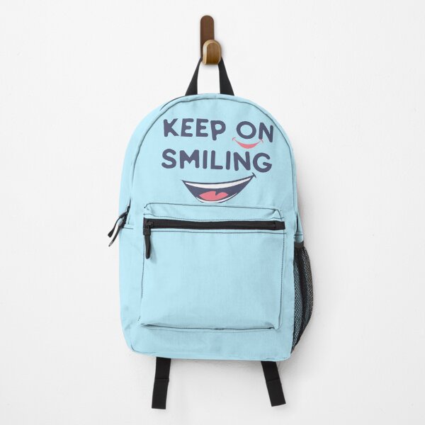 Item preview, Keep on smiling blue designed and sold by DigitalArt BoutiqueRS.