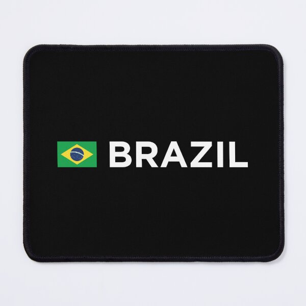 Item preview, Brazil Small Flag - Bandeira do Brasil (White Text) designed and sold by STUDIO-72.