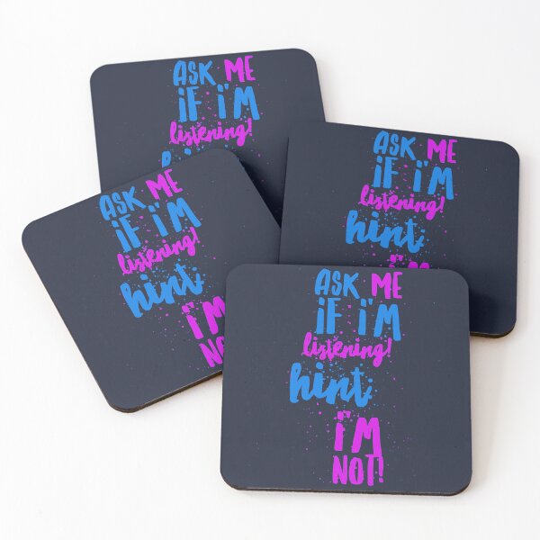 Item preview, Ask me if I'm listening! Hint: I'm not! designed and sold by AmonRa16.