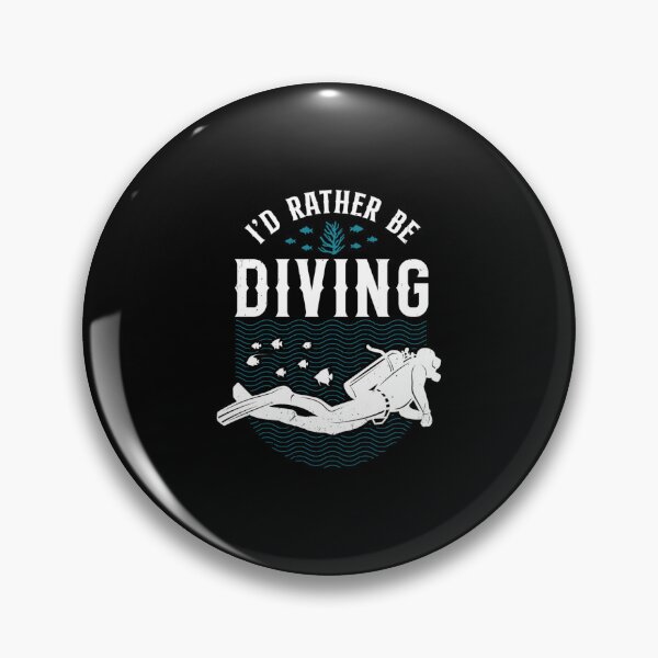 Item preview, Scuba Diver I'd Rather Be Diving designed and sold by Zaidan16.