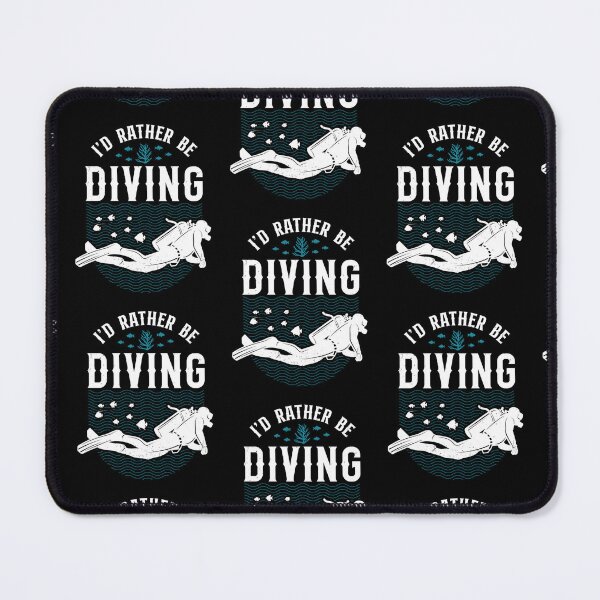 Item preview, Scuba Diver I'd Rather Be Diving designed and sold by Zaidan16.