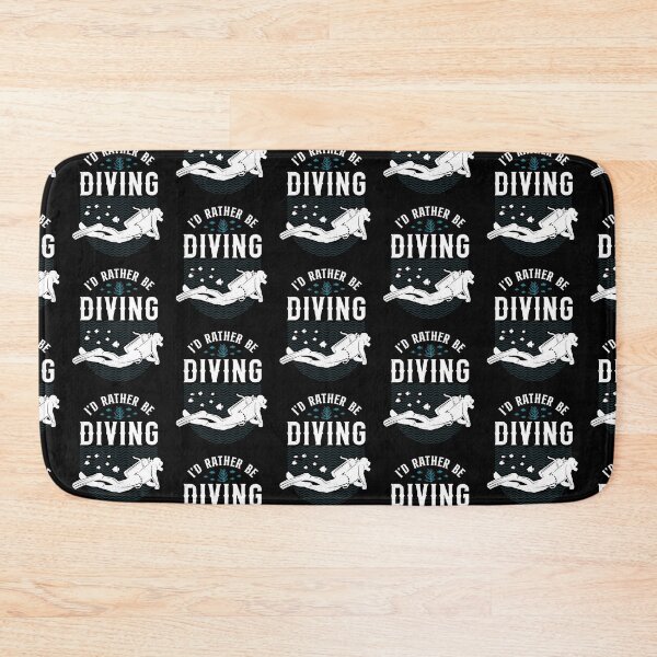 Item preview, Scuba Diver I'd Rather Be Diving designed and sold by Zaidan16.