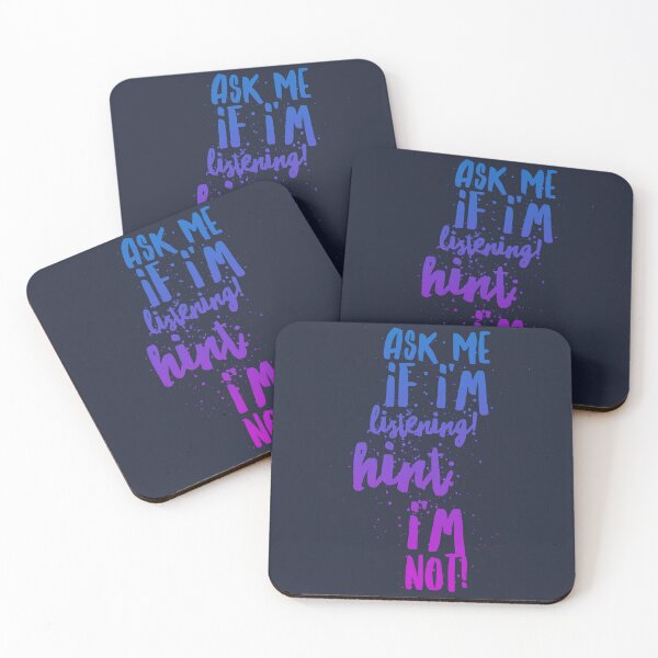 Item preview, Ask me if I'm listening! Hint: I'm not! sf designed and sold by AmonRa16.