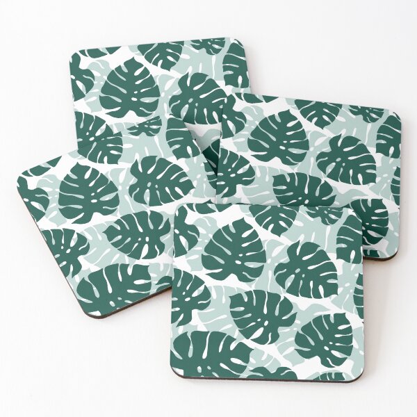Item preview, Tropical Philodendron Monstera Plant Pattern designed and sold by owliedesign.