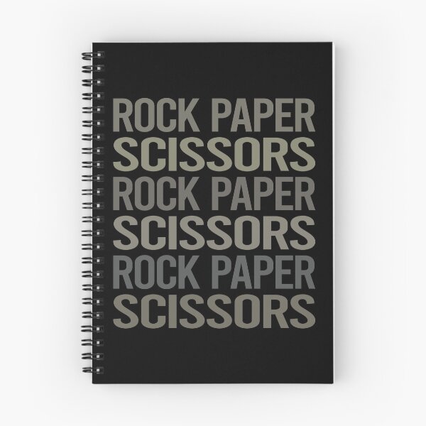Item preview, Gray Text Art Rock Paper Scissors designed and sold by TarynBrown3126.