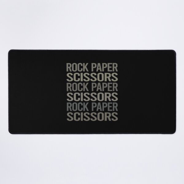 Item preview, Gray Text Art Rock Paper Scissors designed and sold by TarynBrown3126.
