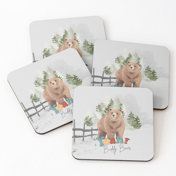 Item preview, Yeah Buddy Bear in Snow designed and sold by GlobalHunt.
