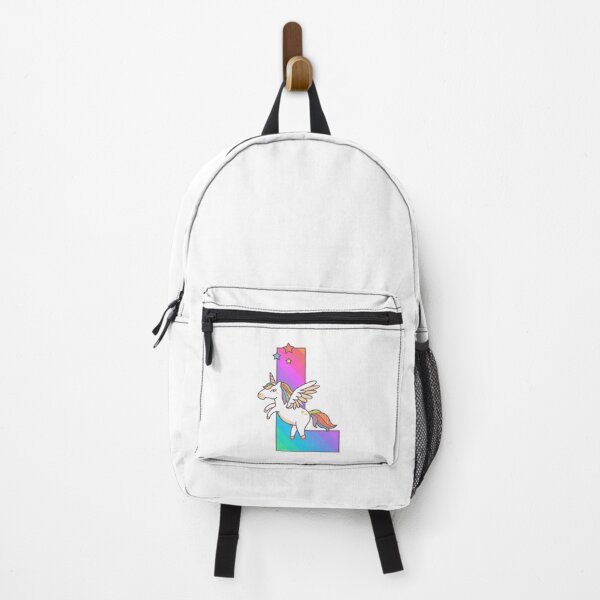 Item preview, Unicorn Monogram Letter L Initial Cute Birthday Gift designed and sold by Delightfully Cynical.