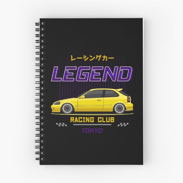Item preview, Midnight Racer Yellow EK 9 JDM designed and sold by goldentuners.