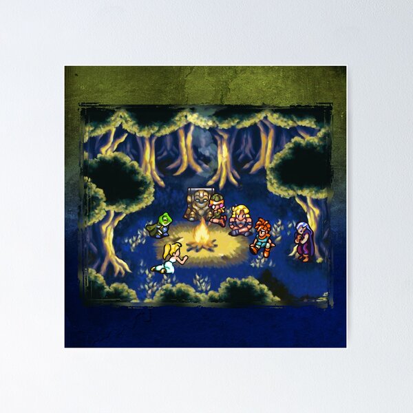 Item preview, Chrono Trigger Camping Scene designed and sold by likelikes.